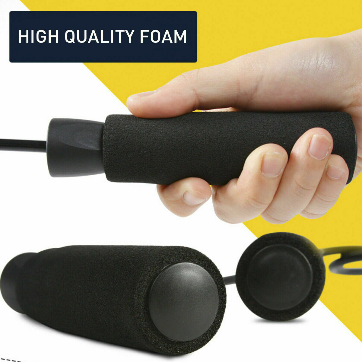 Gym Aerobic Exercise Skipping Rope Adjustable Bearing Speed Fitness Bearing Rope Tangle-Free Jumping Rope Speed Equipments Skipping Adjustable Skipping Rope