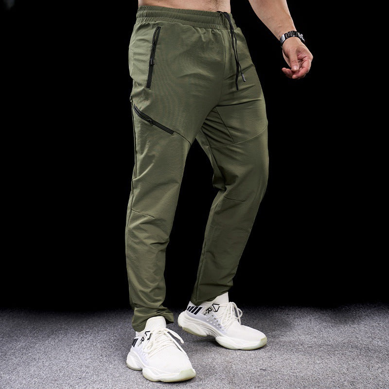 Exercise Workout Pants Men's Waterproof Quick-drying